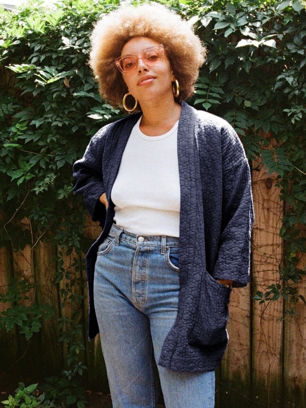 Curator SF Jules Cardigan - Ink 2XL - Picture 7 of 9